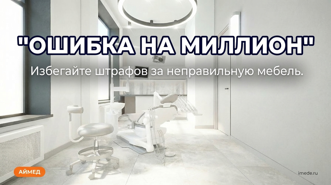 Легальная медицинская мебель с регистрационным удостоверением для клиники и прохождения проверки Росздравнадзора