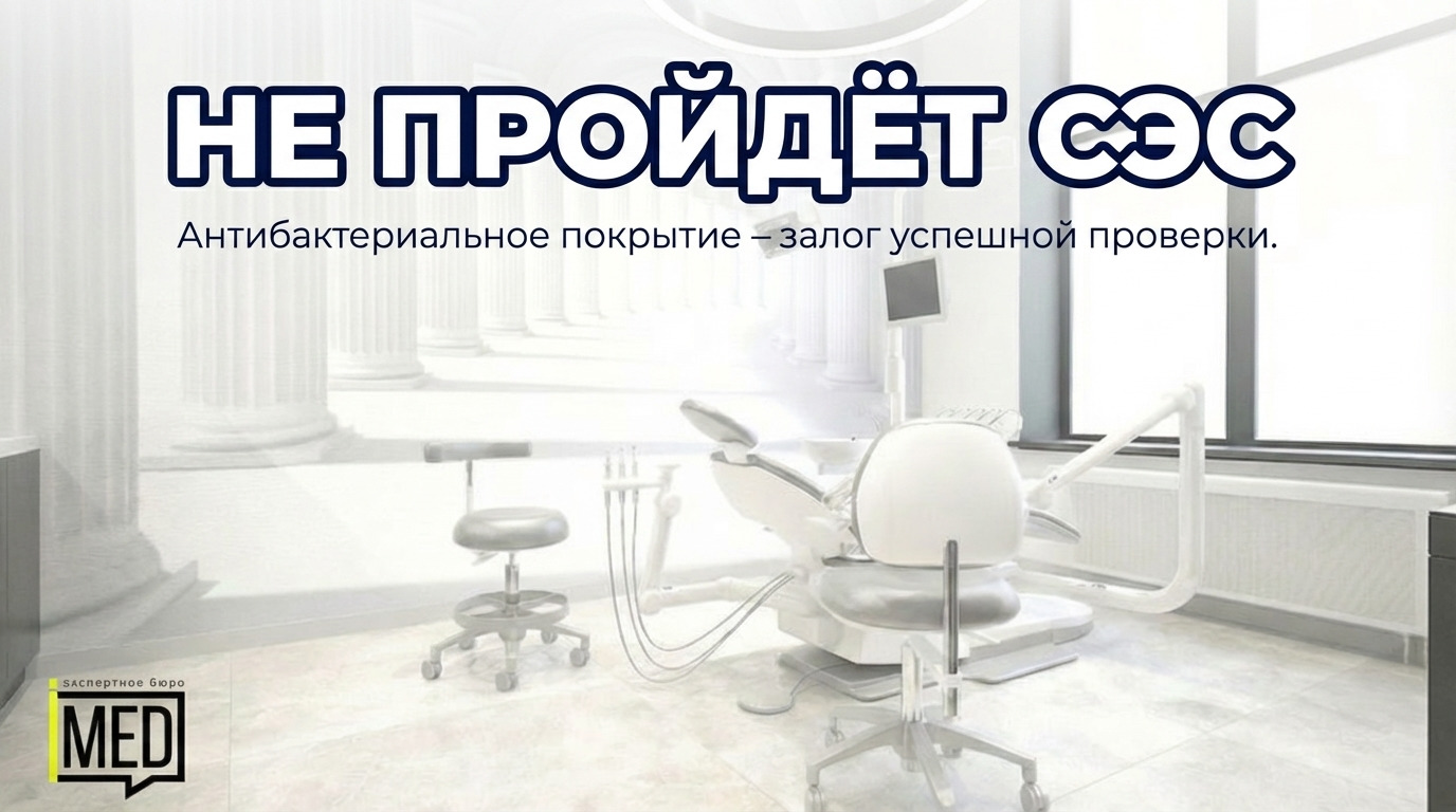 Медицинская мебель с антибактериальным покрытием по требованиям СЭС для лицензии клиники