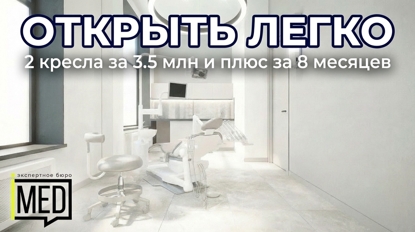 Бизнес-кейс: как открыть стоматологическую клинику на 2 кресла за 3,5 млн рублей без ошибок