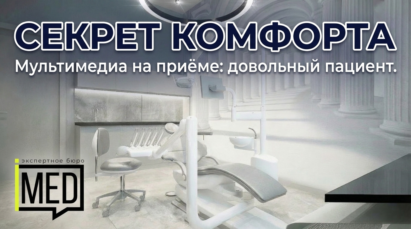 Правильная установка мультимедийного экрана в стоматологическом кабинете для комфорта пациентов