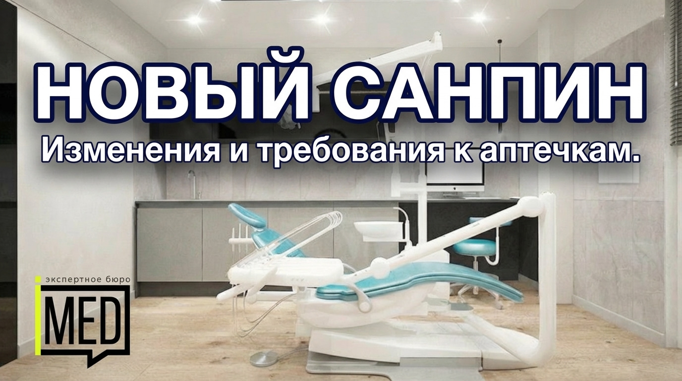 Новые правила СанПиН 2026 года для стоматологий: требования к аптечкам и зонам стерилизации