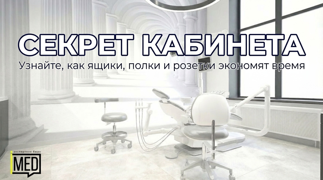 Эргономичный медицинский стол терапевта с удобными ящиками, полками и встроенными розетками для оптимизации работы врача