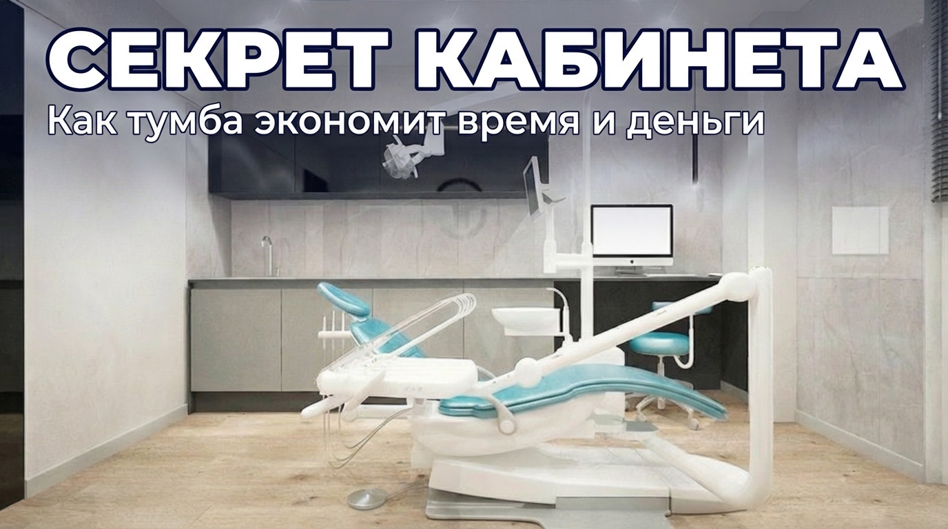 Стоматологическая тумба в медицинском кабинете — выбор оборудования по размерам и видам для получения лицензии